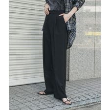 センタープレスストレートパンツ