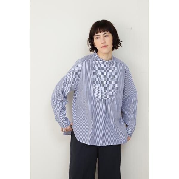 買い誠実 ◇スタンドカラーシャツ | woman ヒューマンウーマン(human トップス