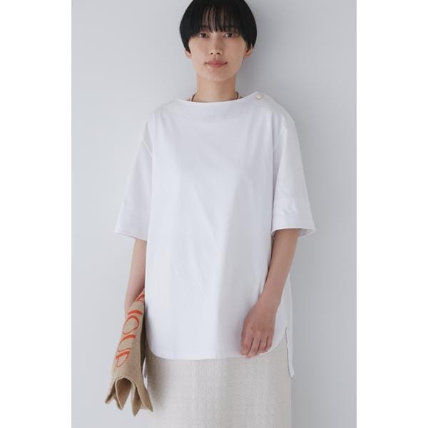 【限定セール！】 ◇ハイゲージコットン天竺Tシャツ | ヒューマンウーマン(human トップス