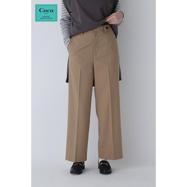 Coco size＞ワイドストレートパンツ | ヒューマンウーマン(human woman