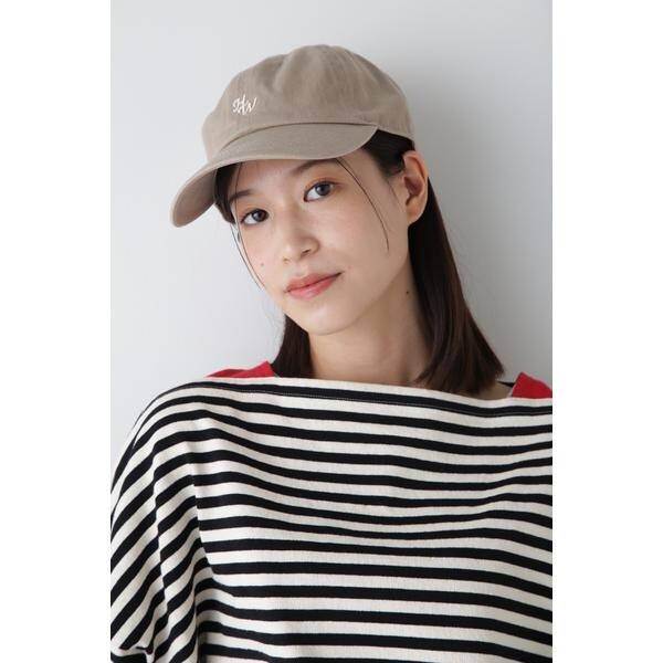 キルトキャップ 帽子 遮光 UV サイズ調整 ロゴプレート ロゴ