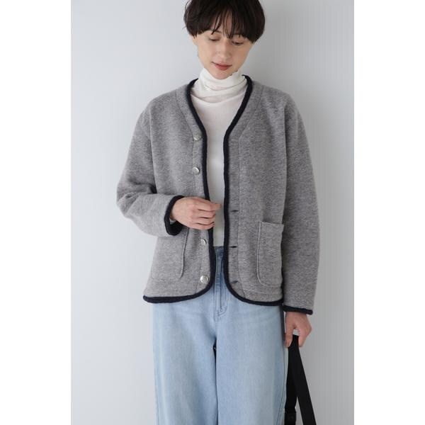 NATIC ナッピングフリースカーディガン | ヒューマンウーマン(human