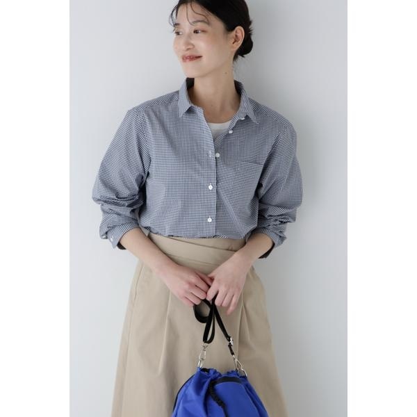 ヒューマンウーマン（human woman）/ベーシックカラーギンガムシャツ ベーシックカラーギンガムシャツ | ヒューマンウーマン(human woman