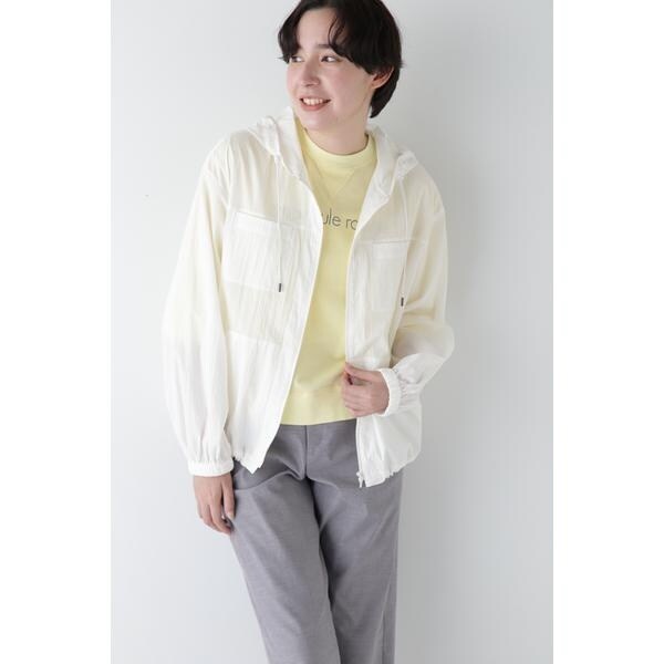 【Spick & Span】撥水フーデッドハーフダウンコート　サイズ36 Spick and Spanスピックアンドスパン撥水フーデットダウンコート36
