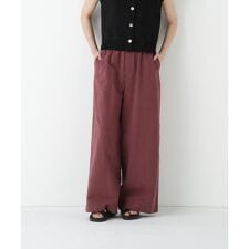 ◆コットンリネンウェザー近江晒シェフパンツ