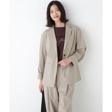 ◆ＴＲ×ＴＣポプリンストレッチボックステーラードジャケット