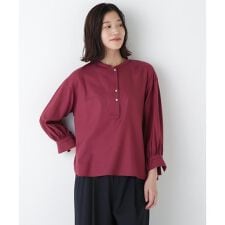 ◆綿シルクスキッパーブラウス