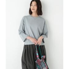 ◆オーガニックコットン混プレーティングプルオーバー