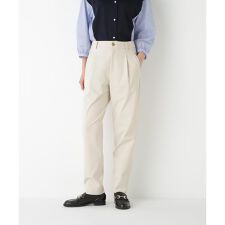 ◆ストレッチポンチワンタックテーパードパンツ