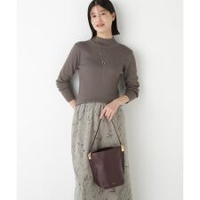 ヒューマンウーマン(human woman)の◆ハイツイストウールハイネックリブプルオーバー