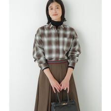 ヒューマンウーマン(human woman)の◆オンブレーチェックオーバーシャツ