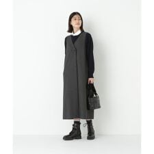 ヒューマンウーマン(human woman)の◆ＴＲストレッチＶネックジャンスカ