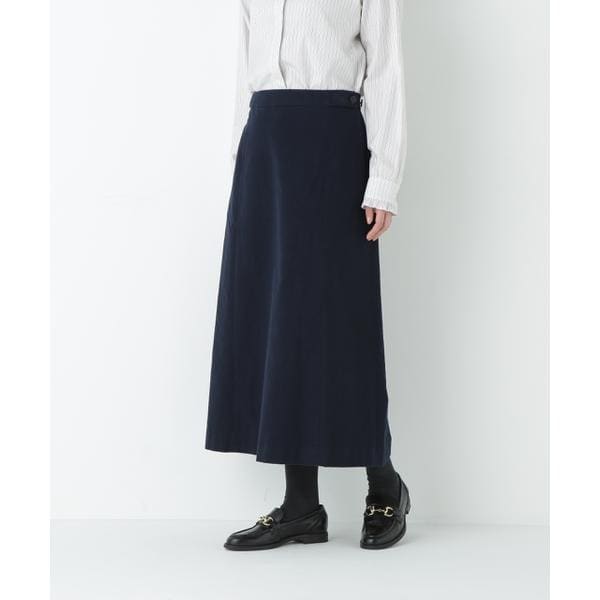 ウォッシャブル】TWビエラ ワンタックAラインスカート