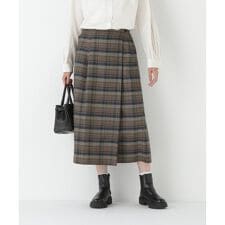 ◆先染めチェックキルト風スカート