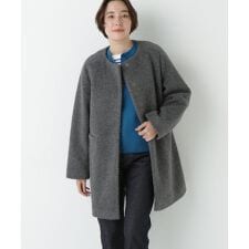 ヒューマンウーマン(human woman)の◆ボアノーカラーコート