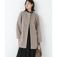 ヒューマンウーマン(human woman)の◆ボアノーカラーコート