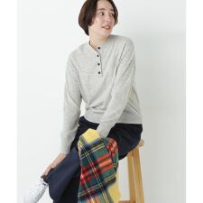 ヒューマンウーマン(human woman)のウールＭＩＸヘンリーネックプルオーバー