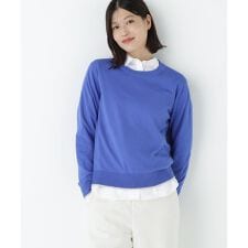 ヒューマンウーマン(human woman)の梳毛ライン入りニットプルオーバー