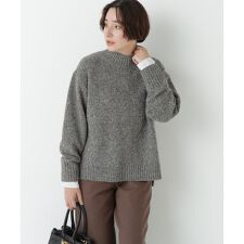 ヒューマンウーマン(human woman)のウールローゲージＭＩＸヤーンハイネックプルオーバー