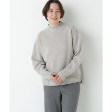 ヒューマンウーマン(human woman)のウールローゲージＭＩＸヤーンハイネックプルオーバー