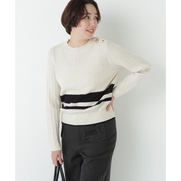 ◇取外し衿付ボリューム袖プルオーバー | ヒューマンウーマン(human