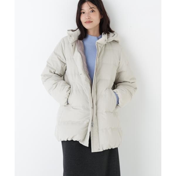 FR2GOLF ダウン　レディース ◇フーディースタンドカラー2wayダウンコート | ヒューマン
