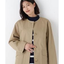 ◆≪ライナー取り外し可能≫ライナー付きフラップノーカラーコート