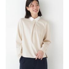 ◆シャツカラードッキングプルオーバー