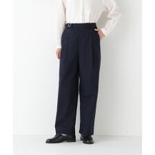 ◆ＴＲチェックタックワイドテーパードパンツ