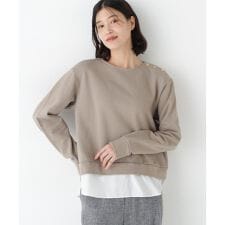 ◆シャツテールドッキングプルオーバー