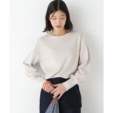 ◆オーガニックコットン混ライン入プルオーバー