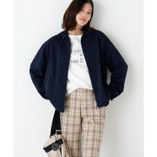 ◆《ウォッシャブル》シアーアノラックフーディーブルゾン