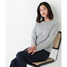 ◆ネックダブルプルオーバーニット