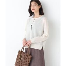 ◆クルーネックニットカーディガン