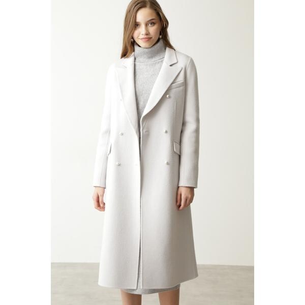 ピンキーアンドダイアン フォックスファー＆リボン紐付アンゴラウール