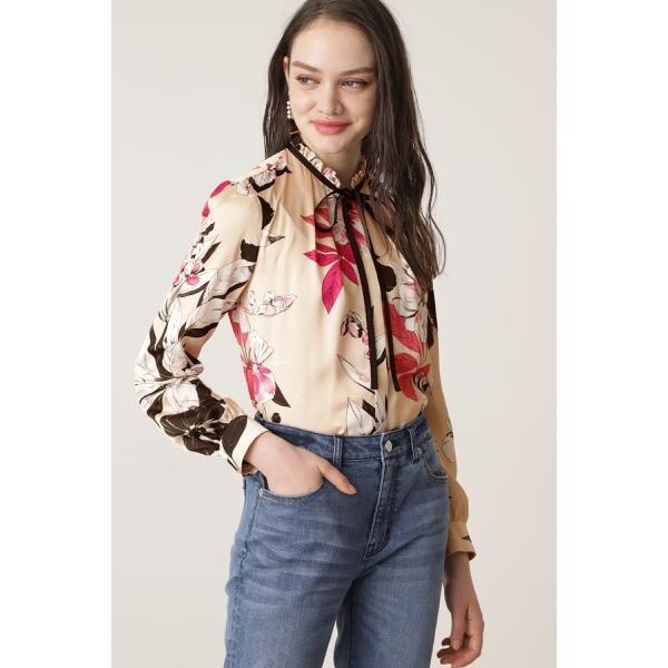 Pinky&Dianne ピンキー&ダイアン 花柄ブラウス 新品 