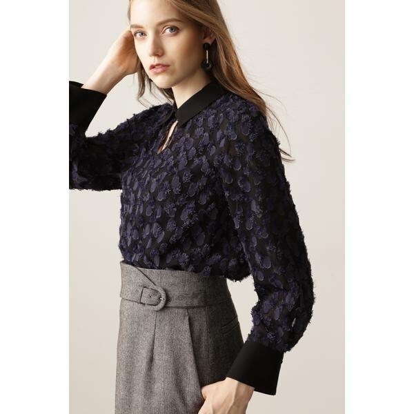 ◇カットジャカードシャツブラウス | ピンキー＆ダイアン(PINKY&DIANNE