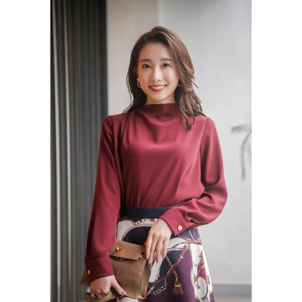 タグ付き[冨張愛コラボ]クラッシュメタルブローチブラウスピンキー＆ダイアン 楽天市場】[冨張愛コラボ]クラッシュメタルブローチブラウス／ピンキー