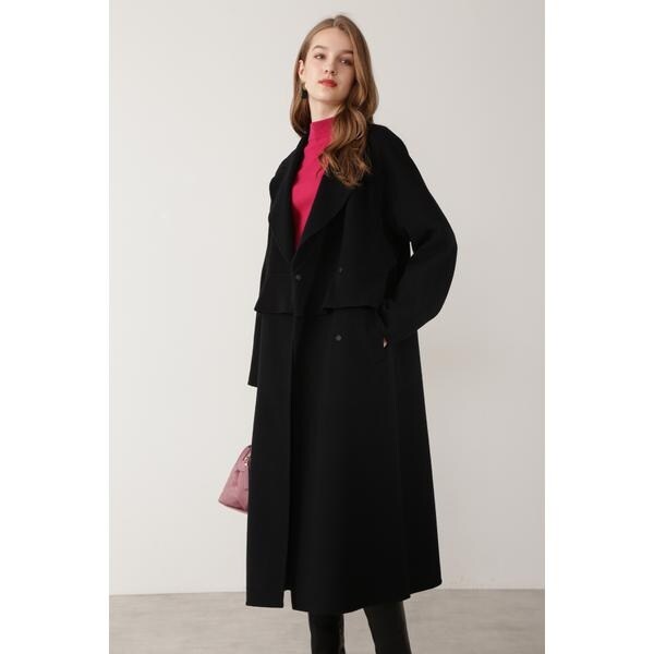 ◇ウエストフリルウールリバーコート | ピンキー＆ダイアン