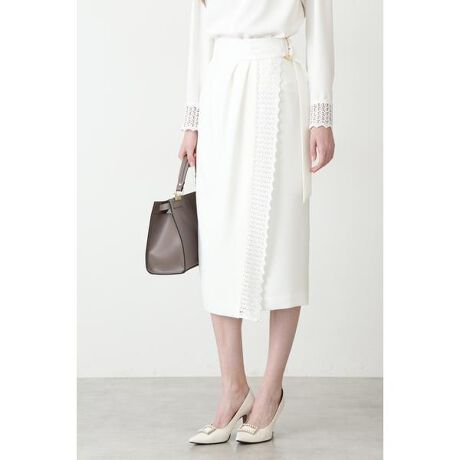 ◇レースコンビラップ風スカート | ピンキー＆ダイアン(PINKY&DIANNE  