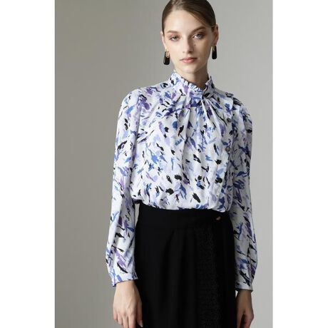 ブラッシュプリントブラウス | ピンキー＆ダイアン(PINKY&DIANNE  