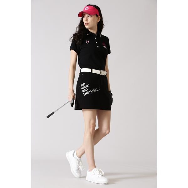 Pinky&amp;Dianne - 新品【PINKY&amp;DIANNE】ピンキー＆ダイアン　ゴルフ　ロゴ　半袖ポロシャツ PINKY GOLF]ロゴ刺繍カノコ半袖ポロシャツ | ピンキー＆ダイアン