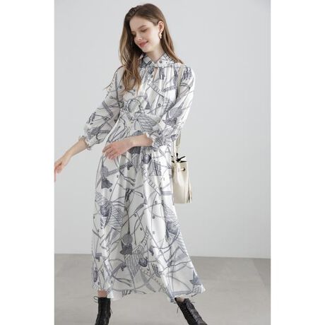 スカーフプリントワンピース | ピンキー＆ダイアン(PINKY&DIANNE  