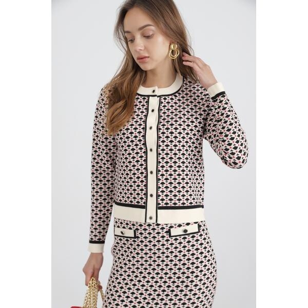 ◇ジャカードニットアップカーディガン | ピンキー＆ダイアン