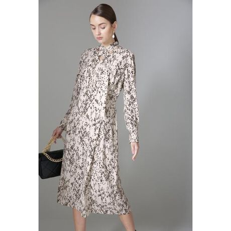WEB限定] [URBAN PRECIOUS] アブストラクトプリントワンピース 