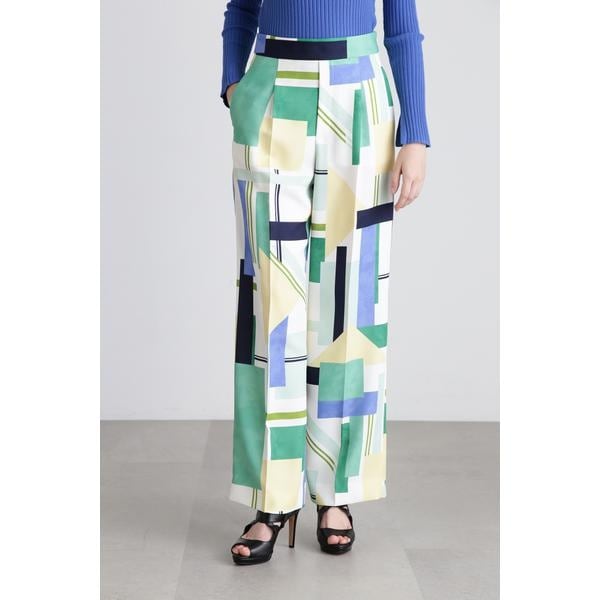 pur ブロックプリント　パンツ fit=scale-down,w=1200