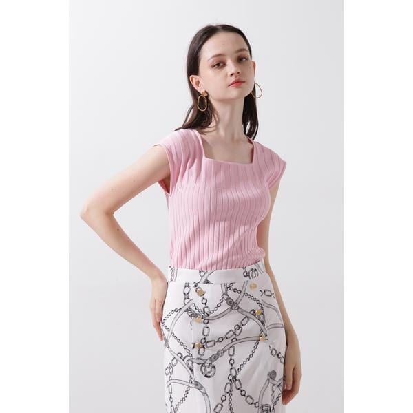 ピンキー＆ダイアン（PINKY&DIANNE）/スクエアネックニットトップス スクエアネックニットトップス | ピンキー＆ダイアン(PINKY&DIANNE