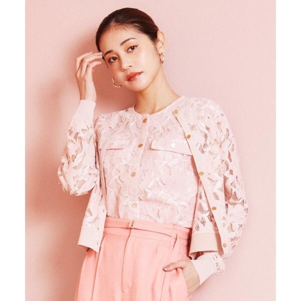 ◇レースコンビカーディガン | ピンキー＆ダイアン(PINKY&DIANNE