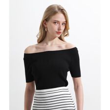 ピンキー＆ダイアン(PINKY&DIANNE)の◆オフショルダーリブニット