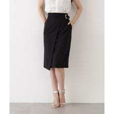 サイドバックルラップ風スカート